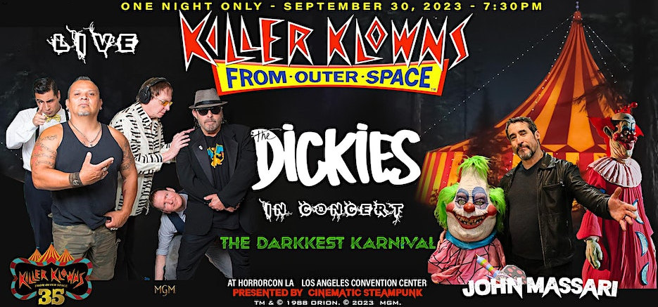 Killer Klowns with The Dickies The Darkest Karival September 30 2023